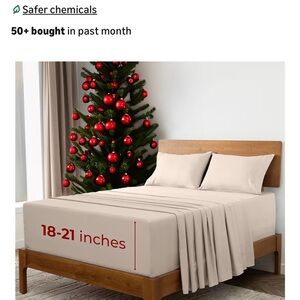 Mellanni deep pocket sheet set